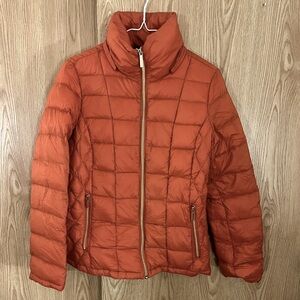 Michael Kors Orange Packable Down Puffer Jacket